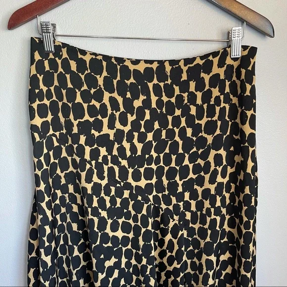 Who What Wear Animal Dot Print Asymmetrical Midi Skirt, Size 8 - Picture 7 of 15
